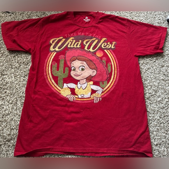 Disney Pixar Toy Story Jessie Take Me to The Wild West Women's Tee - Picture 2 of 4